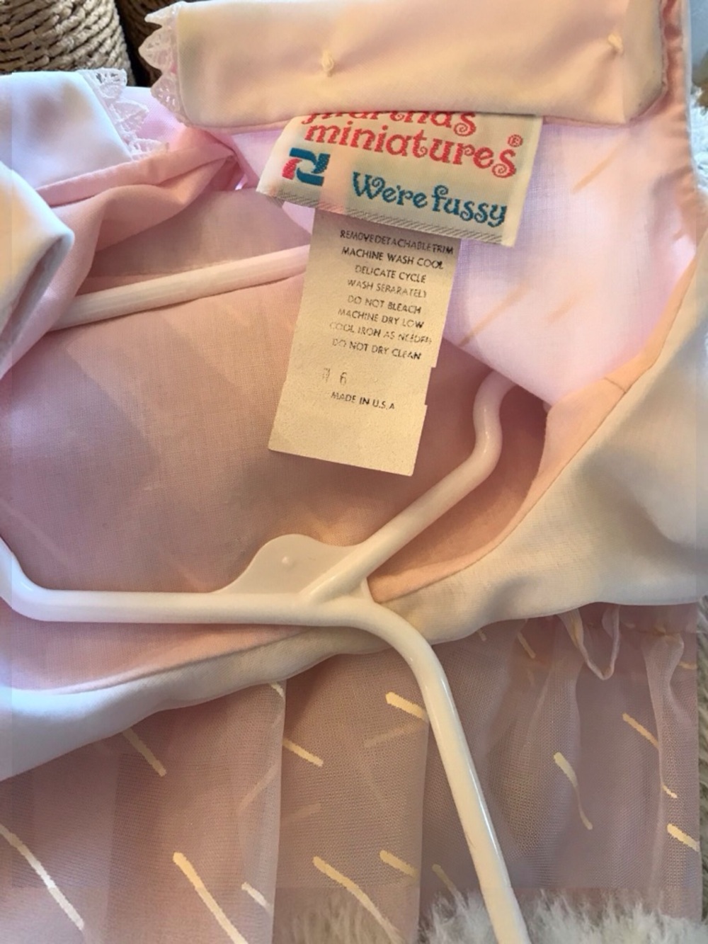 Vintage Martha’s Miniatures pink pageant party dress size 6 - Picture 7 of 9